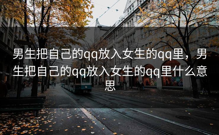 男生把自己的qq放入女生的qq里，男生把自己的qq放入女生的qq里什么意思